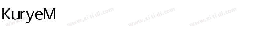 Kurye Medium字体转换